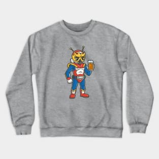 Tipsy Caped Crusader Crewneck Sweatshirt